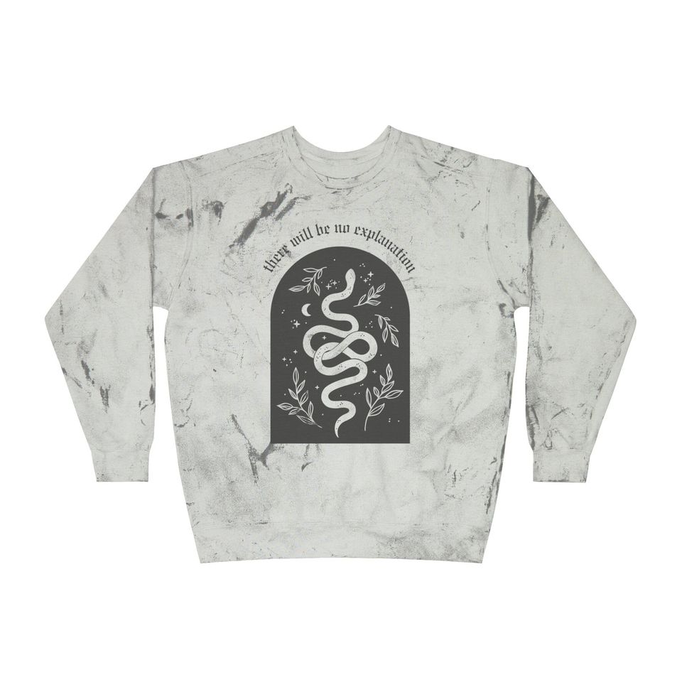 Graphite Snake "No Explanation" Blast Sweatshirt, Trending Shirt