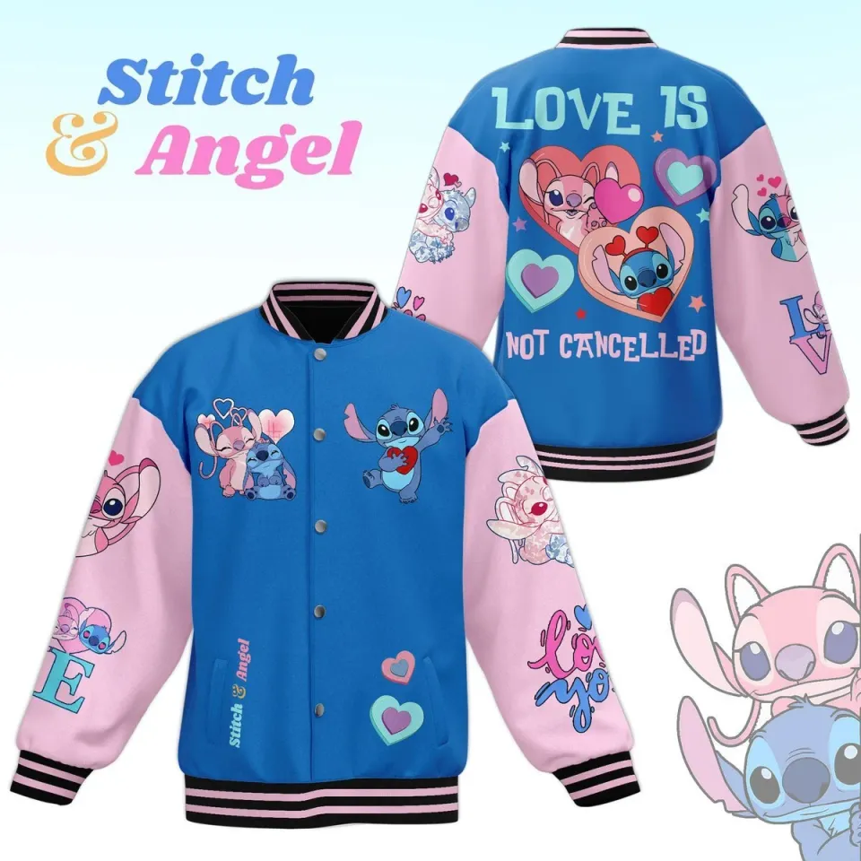 Stitch New Baseball Jacket For Fan