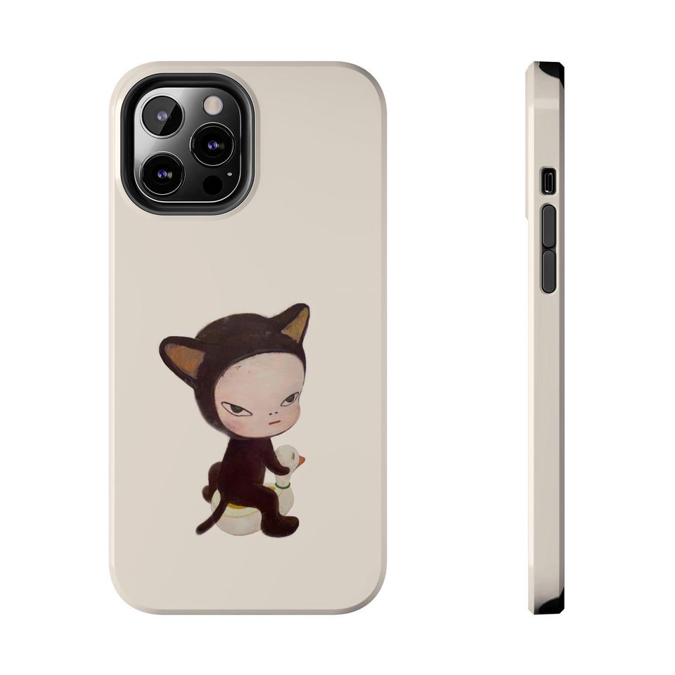 DURABLE Yoshitomo Nara - Harmless Kitty , Aesthetic Phone Case