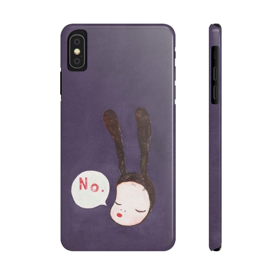 Yoshitomo Nara - Bunny Girl , Aesthetic Phone Case