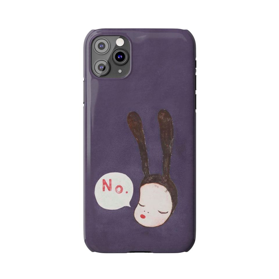 Yoshitomo Nara - Bunny Girl , Aesthetic Phone Case