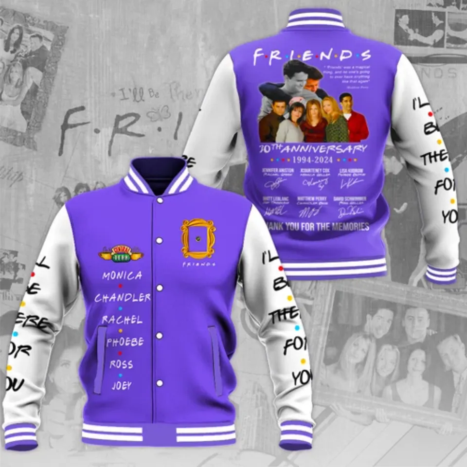 Friends TV Series Baseball Jacket For Fan