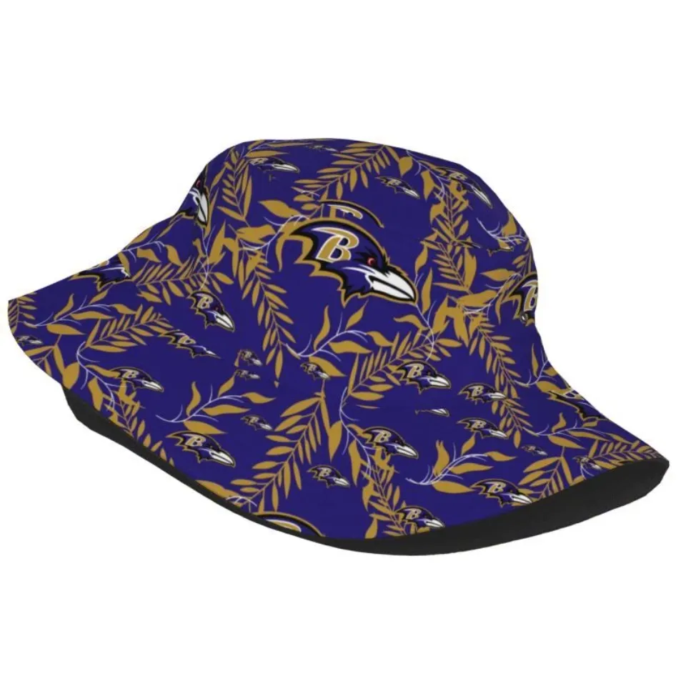 Baltimore Ravens Hawaiian AOP Bucket Hat