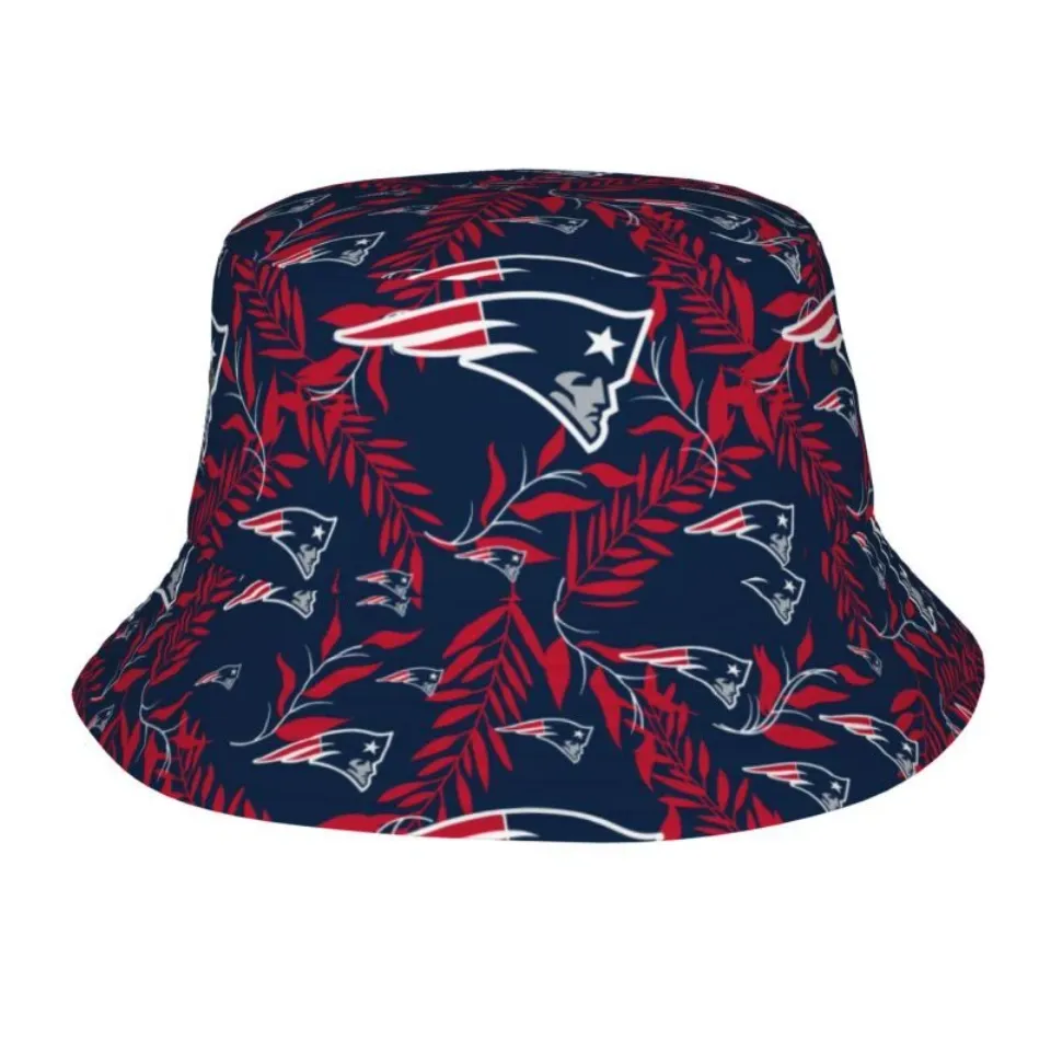 New England Patriots Hawaiian AOP Bucket Hat