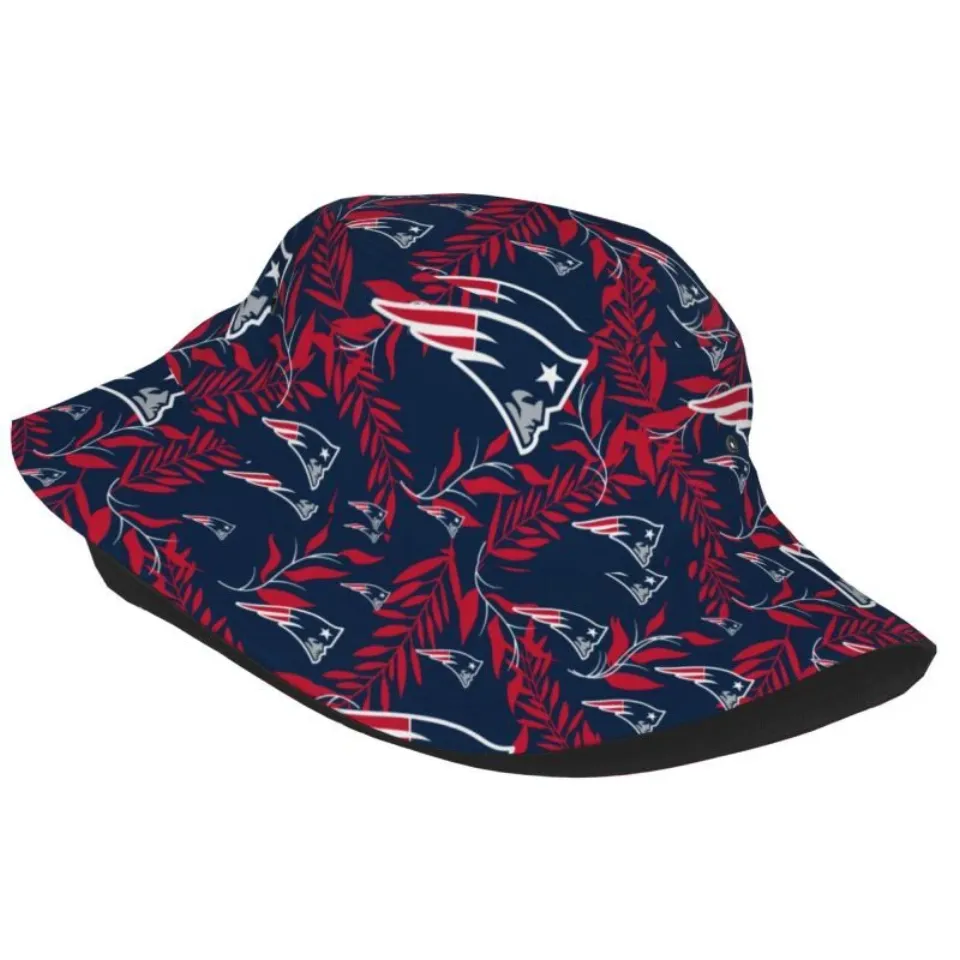 New England Patriots Hawaiian AOP Bucket Hat