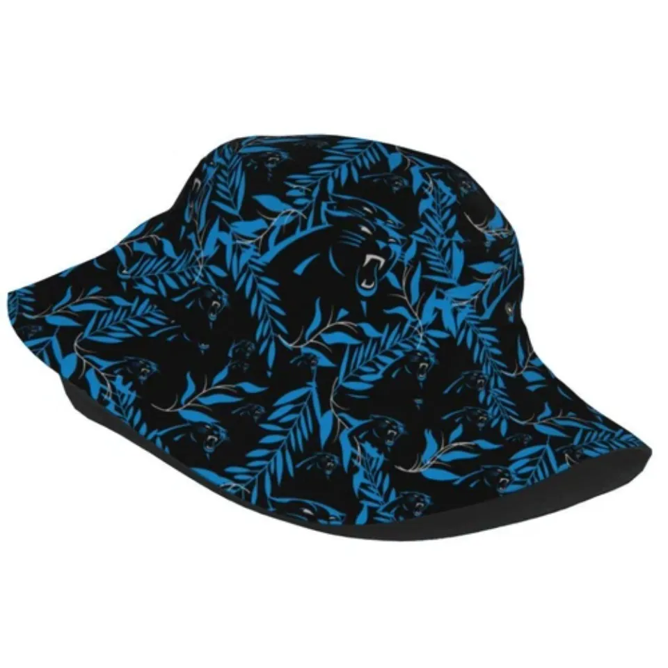 Carolina Panthers Hawaiian AOP Bucket Hat