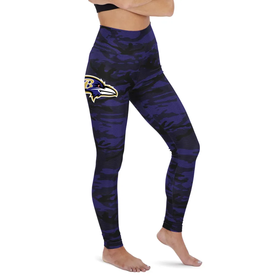 Football Baltimore Ravens Camo Lines Legging