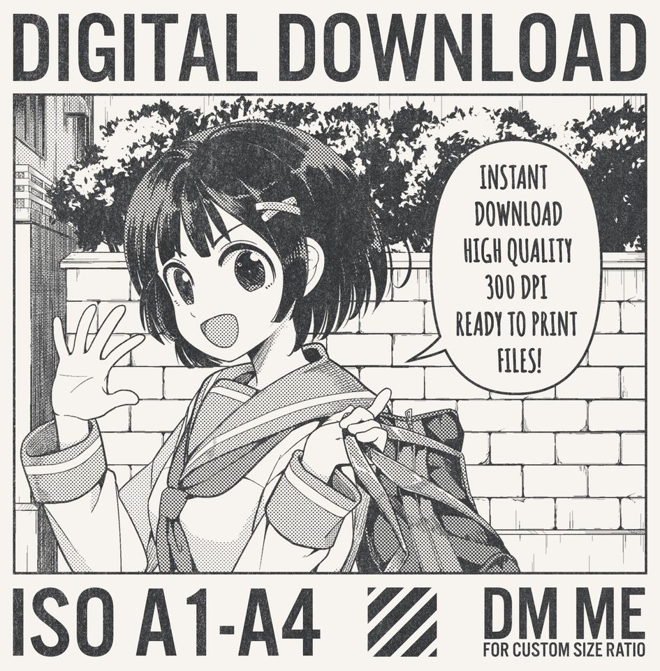 Narutoo Uzumaki Manga Poster, Anime Poster Wall Decor Print.