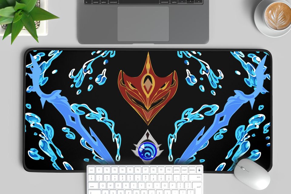 Tartaglia Childe Genshin Impact Desk Mat