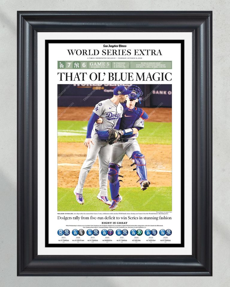 2024 LA Dodgers World Series Champions