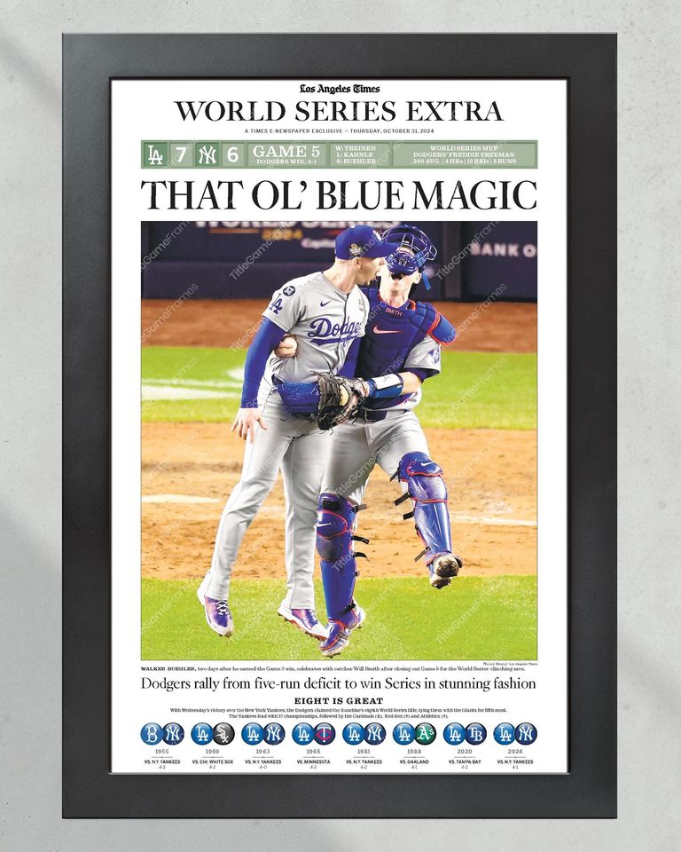 2024 LA Dodgers World Series Champions