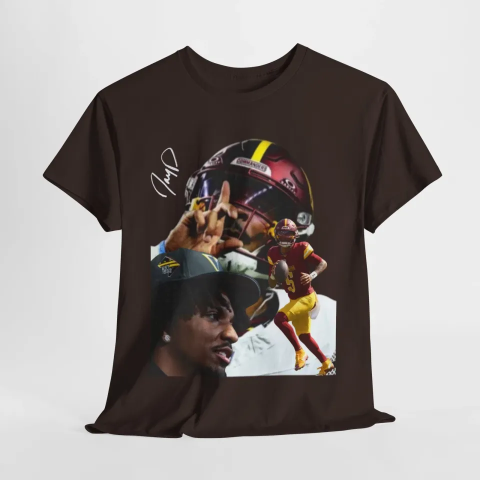 Washington Commanders Jayden Daniels Sports Gift T-shirts