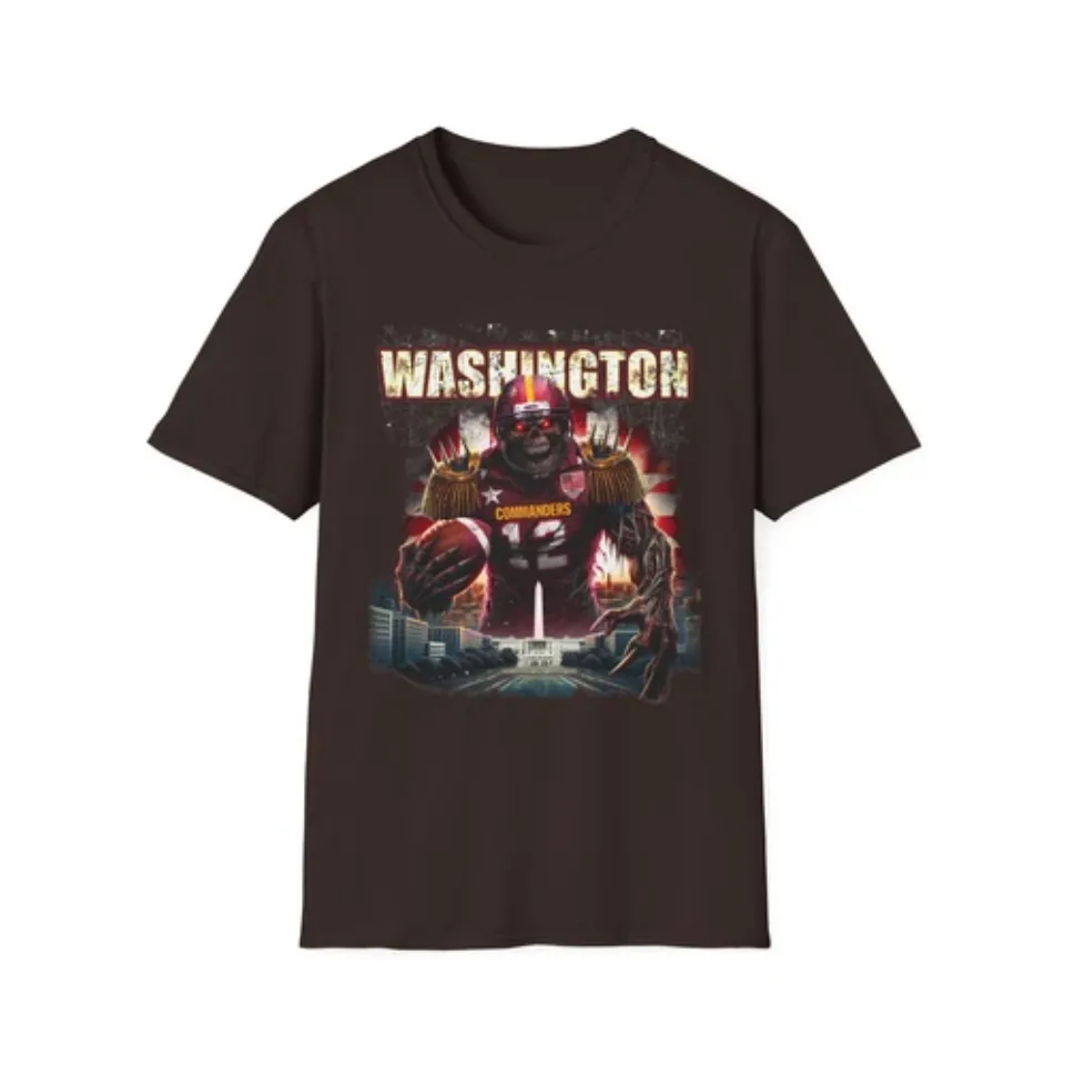 Washington Commanders horror T-Shirt - Unique football Fan Apparel