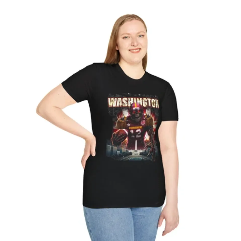 Washington Commanders horror T-Shirt - Unique football Fan Apparel