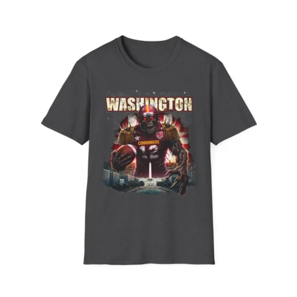 Washington Commanders horror T-Shirt - Unique football Fan Apparel