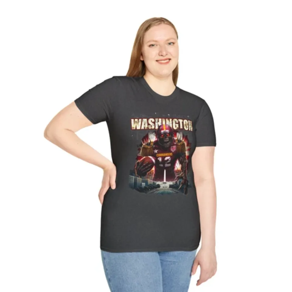 Washington Commanders horror T-Shirt - Unique football Fan Apparel