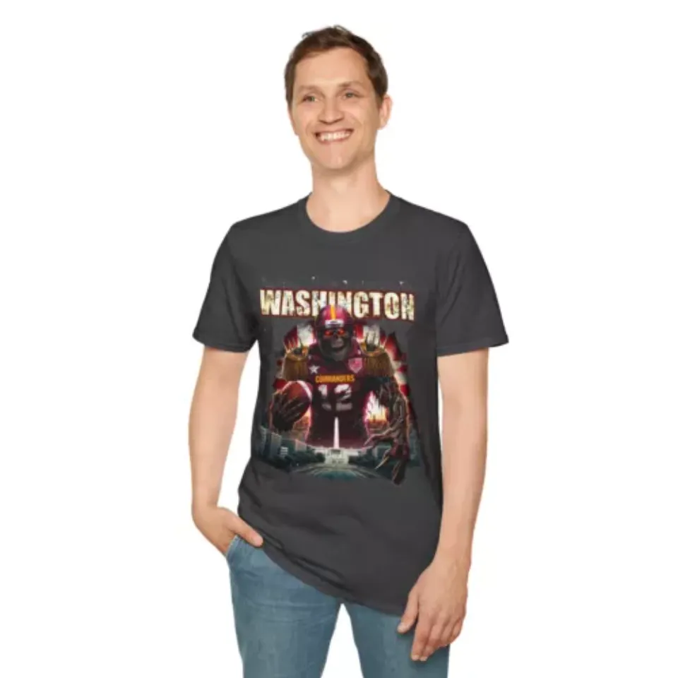 Washington Commanders horror T-Shirt - Unique football Fan Apparel