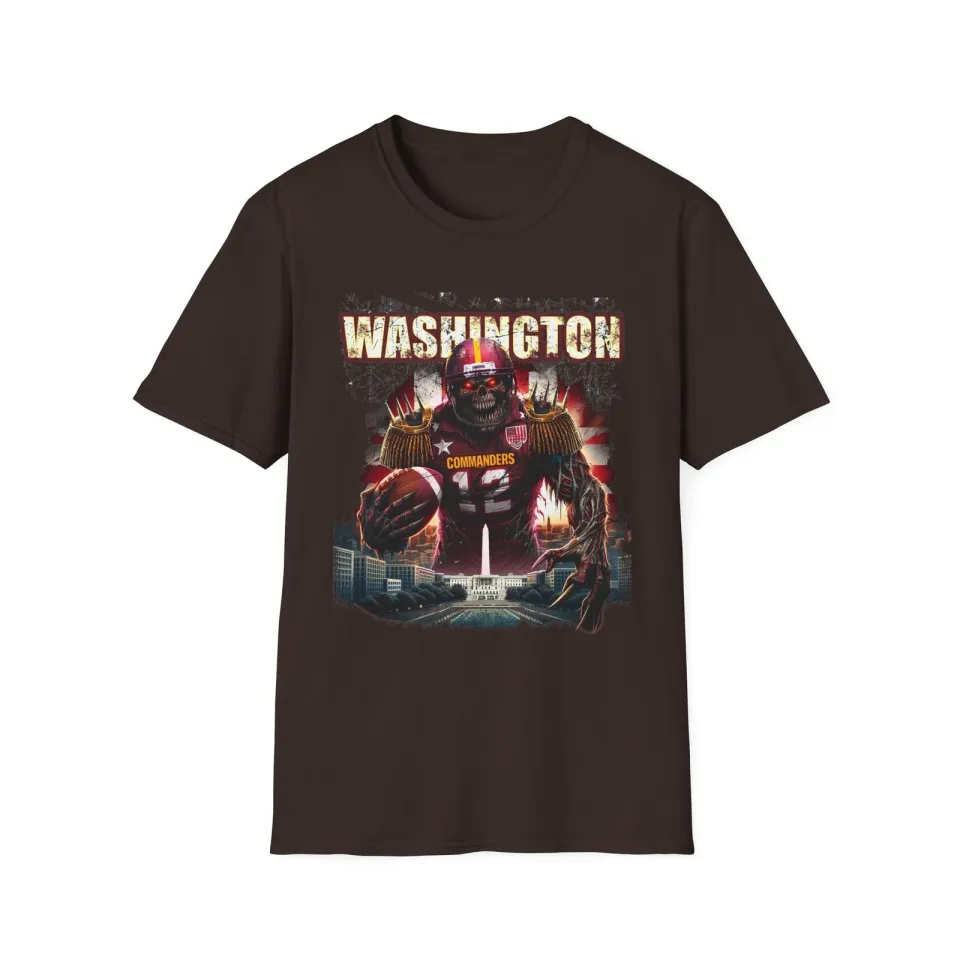 Washington Commanders horror T-Shirt - Unique football Fan Apparel