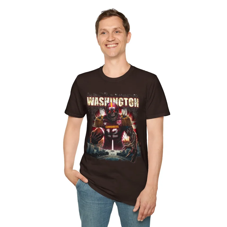 Washington Commanders horror T-Shirt - Unique football Fan Apparel