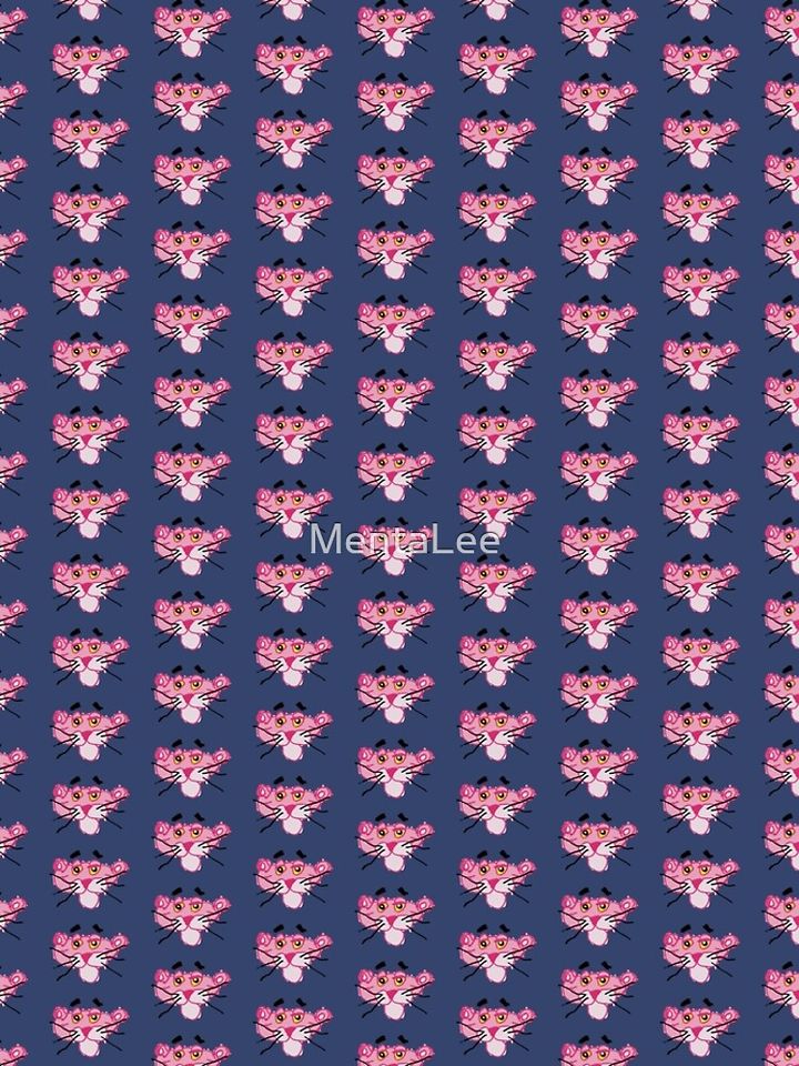 Pink Panther (blue background) Leggings