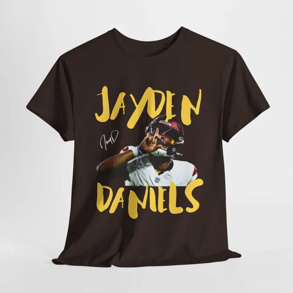 Jayden Daniels Washington Commanders Rookie Season Sports Gift Tee