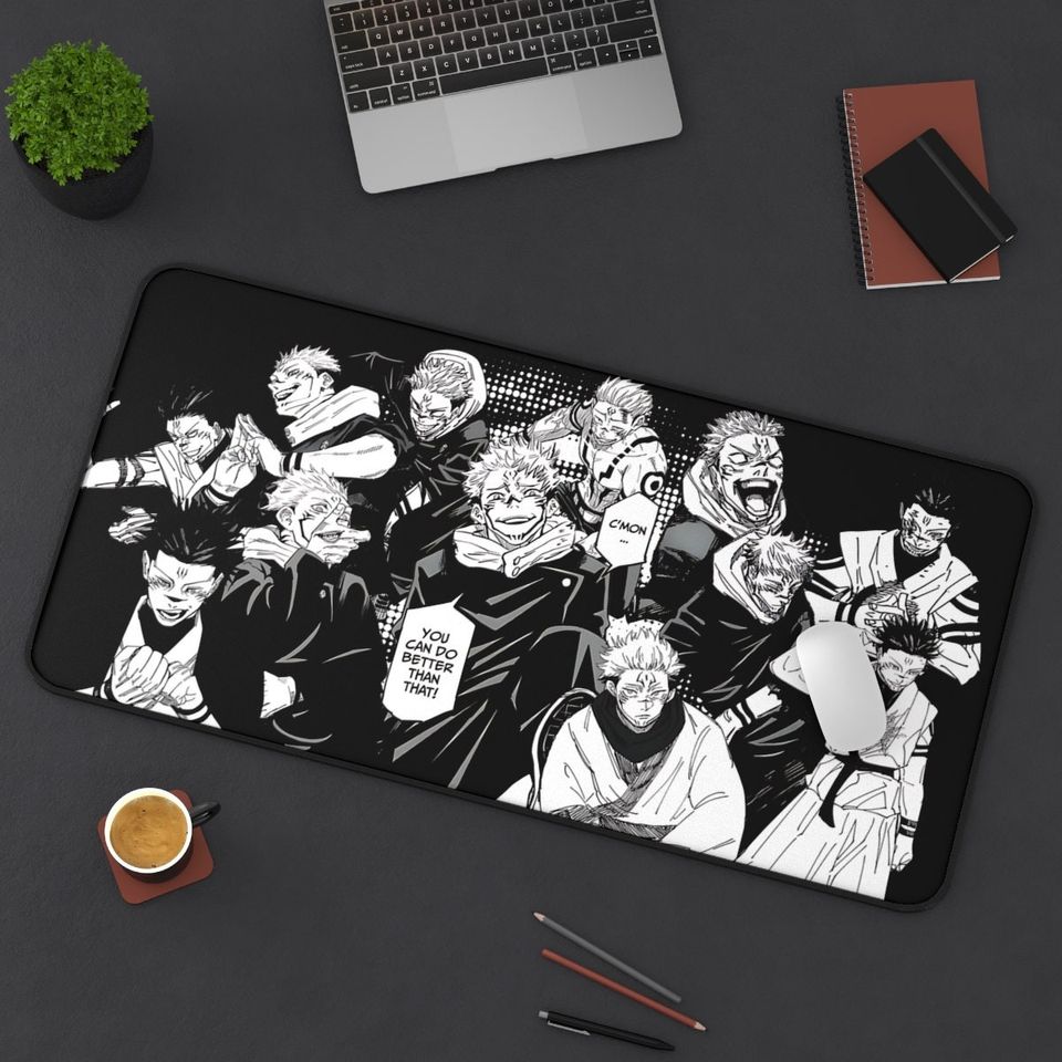Sukuna Jujutsu Satoru Desk Mat