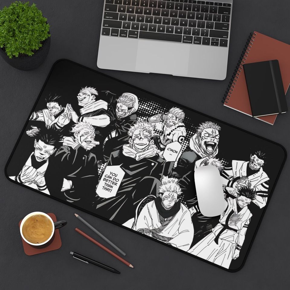 Sukuna Jujutsu Satoru Desk Mat