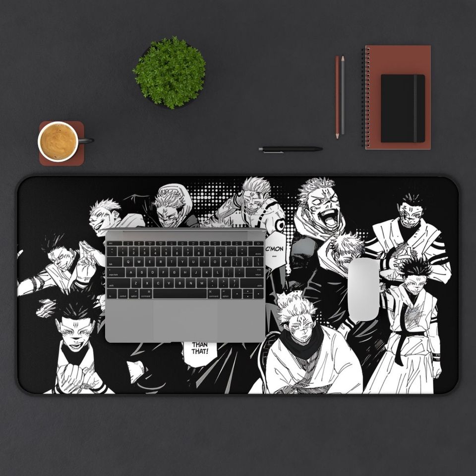 Sukuna Jujutsu Satoru Desk Mat