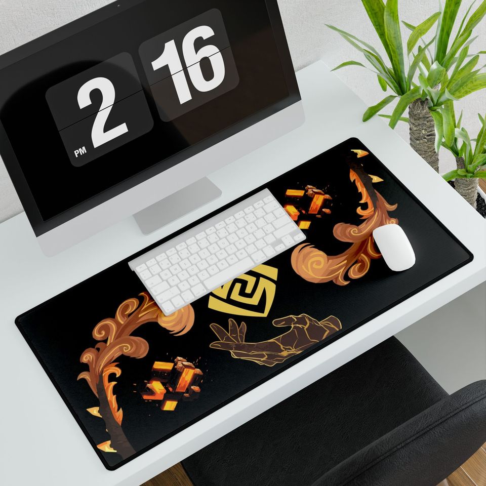 Zhongli Genshin Impact Desk Mat