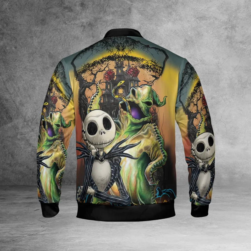 Oogie Boogie Vs Jack Skellington Nightmare Before Christmas Character Jacket
