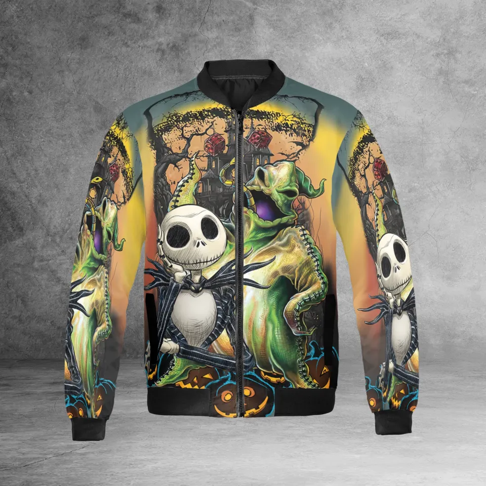 Oogie Boogie Vs Jack Skellington Nightmare Before Christmas Character Jacket