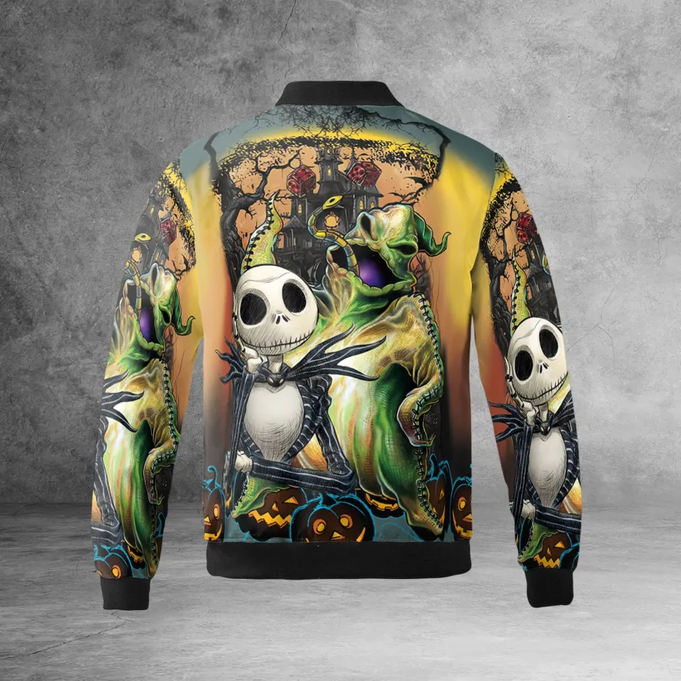 Oogie Boogie Vs Jack Skellington Nightmare Before Christmas Character Jacket