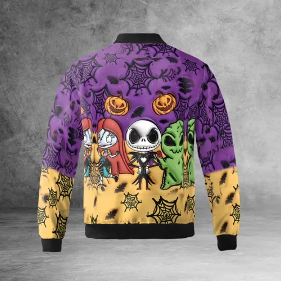 Personalized Nightmare Before Christmas Jack Sally And Oogie Boogie Jacket