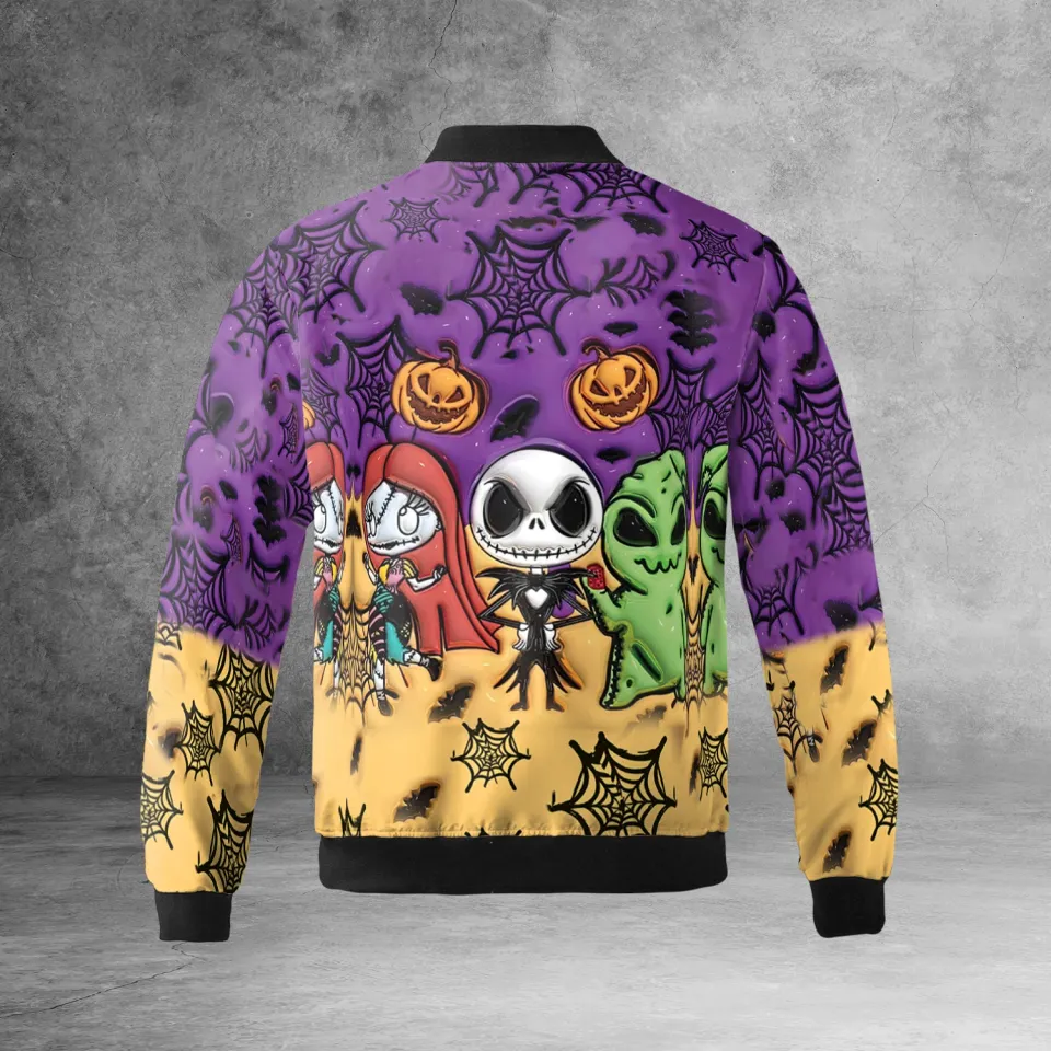 Personalized Nightmare Before Christmas Jack Sally And Oogie Boogie Jacket