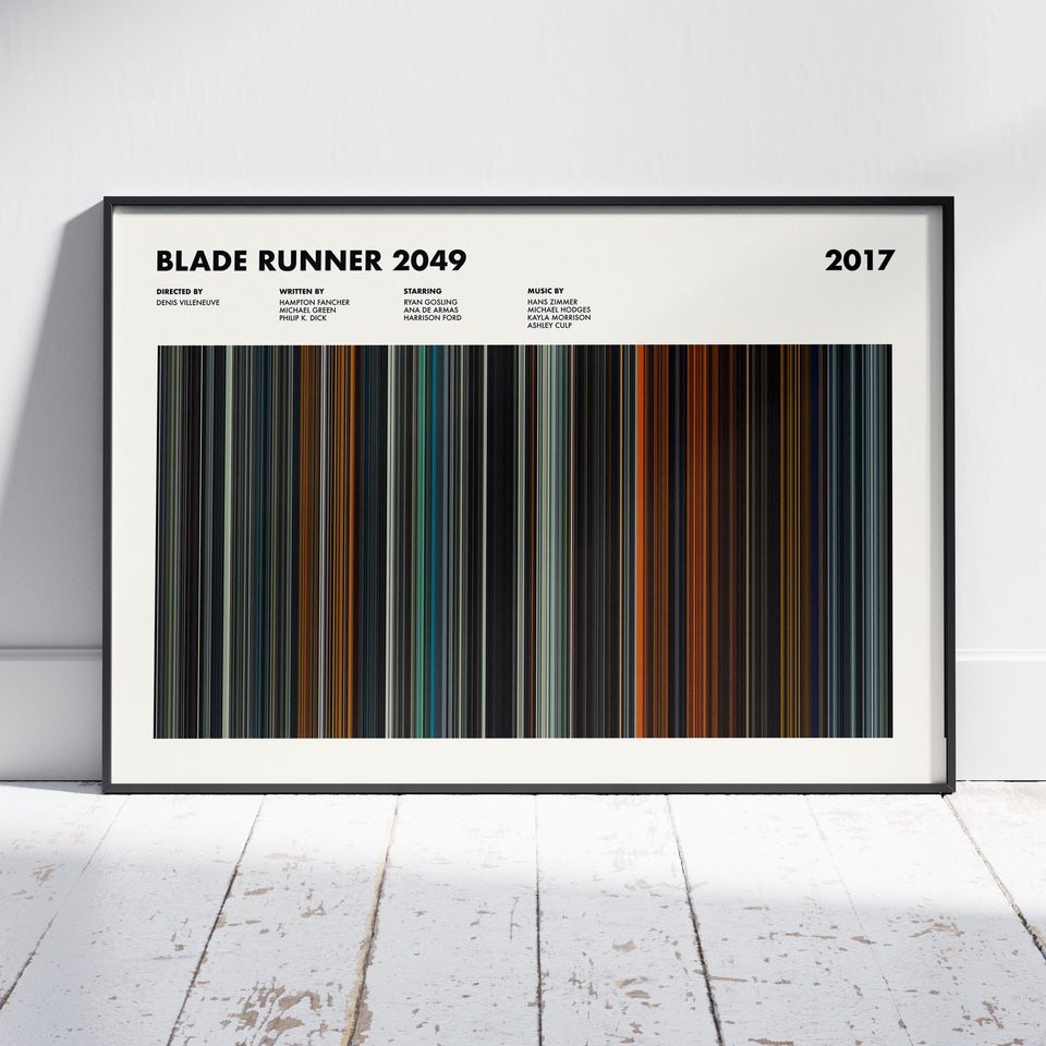 Blade Runner 2049 Poster, Blade Runner 2049 Print, Blade Runner 2049 Movie Poster, Blade Runner 2049 Wall Art, Blade Runner 2049 Colors