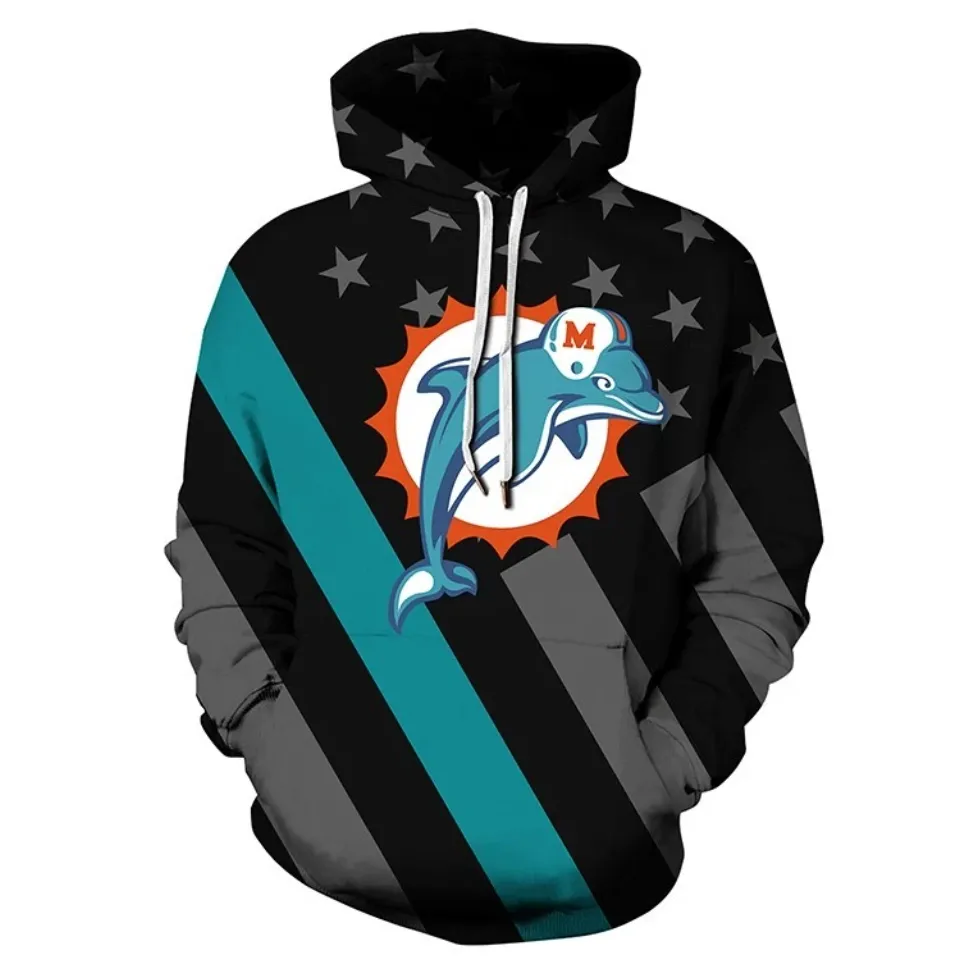 Miami Dolphins 3d Hoodie