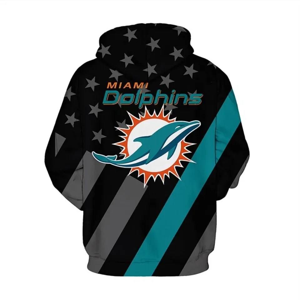 Miami Dolphins 3d Hoodie