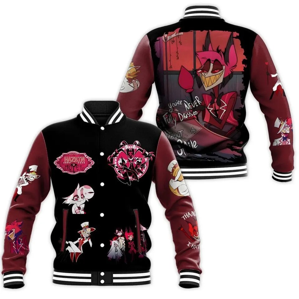 Hazbin Hotel Baseball Jacket
