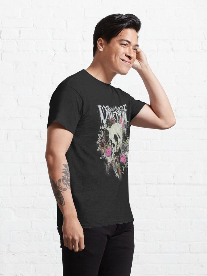 Bullet for My Valentine Skull and Roses Valentine's Day T-Shirt