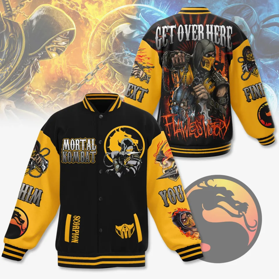 Mortal Kombat New Baseball Jacket For Fan