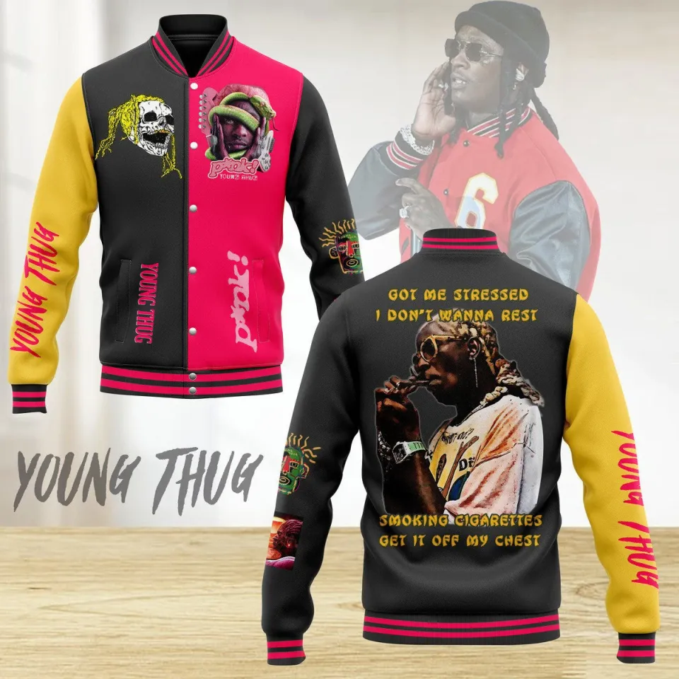 Young Thug New Bomber Baseball Jacket For Fan