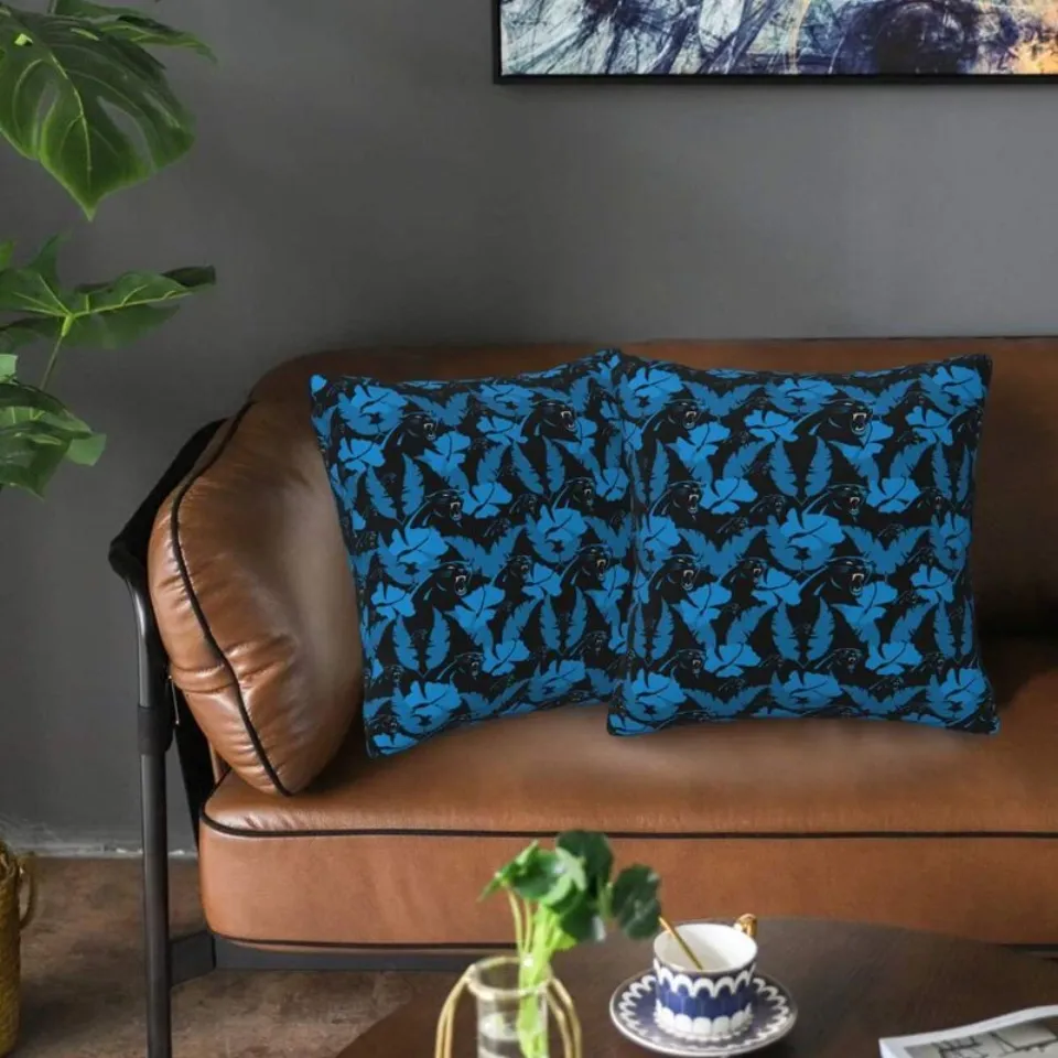 Carolina Panthers Throw Pillow, Gift For Football Lover