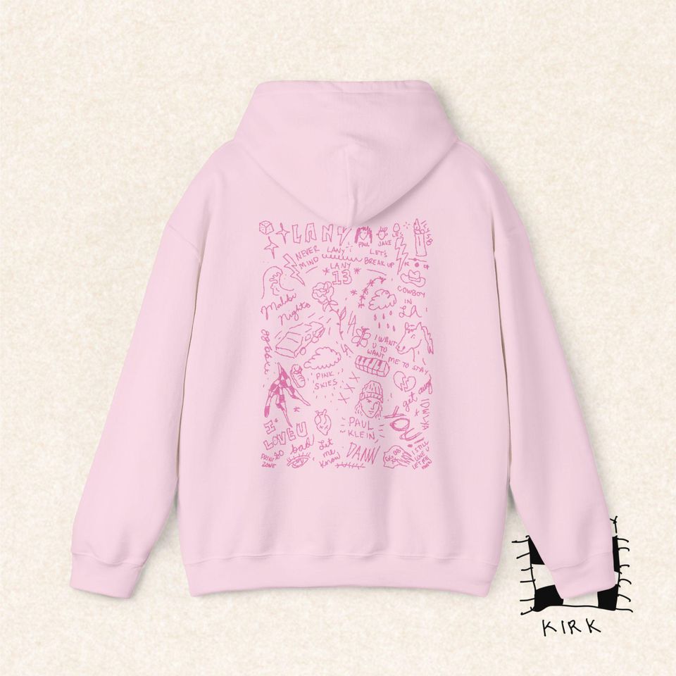 LANY Hoodie Doodle - Tees By Kirk Unisex Heavy Blend Hooded Sweatshirt