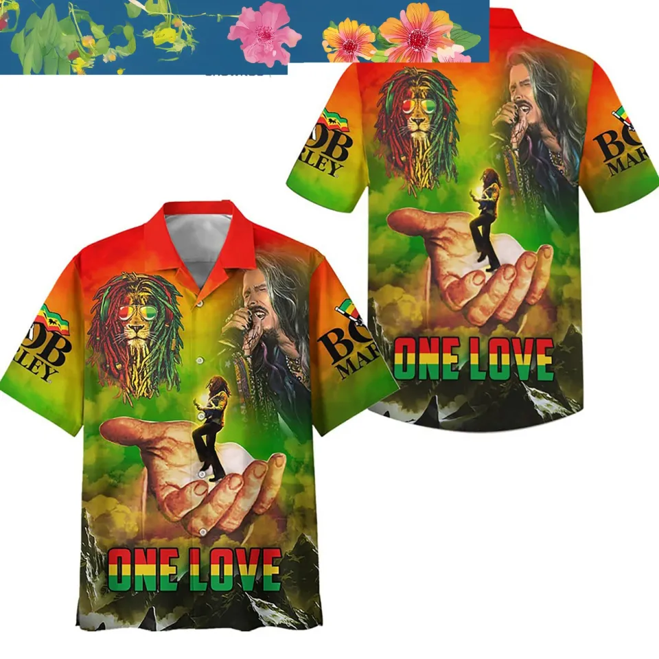 Bob Marley One Love Hawaiian Shirts