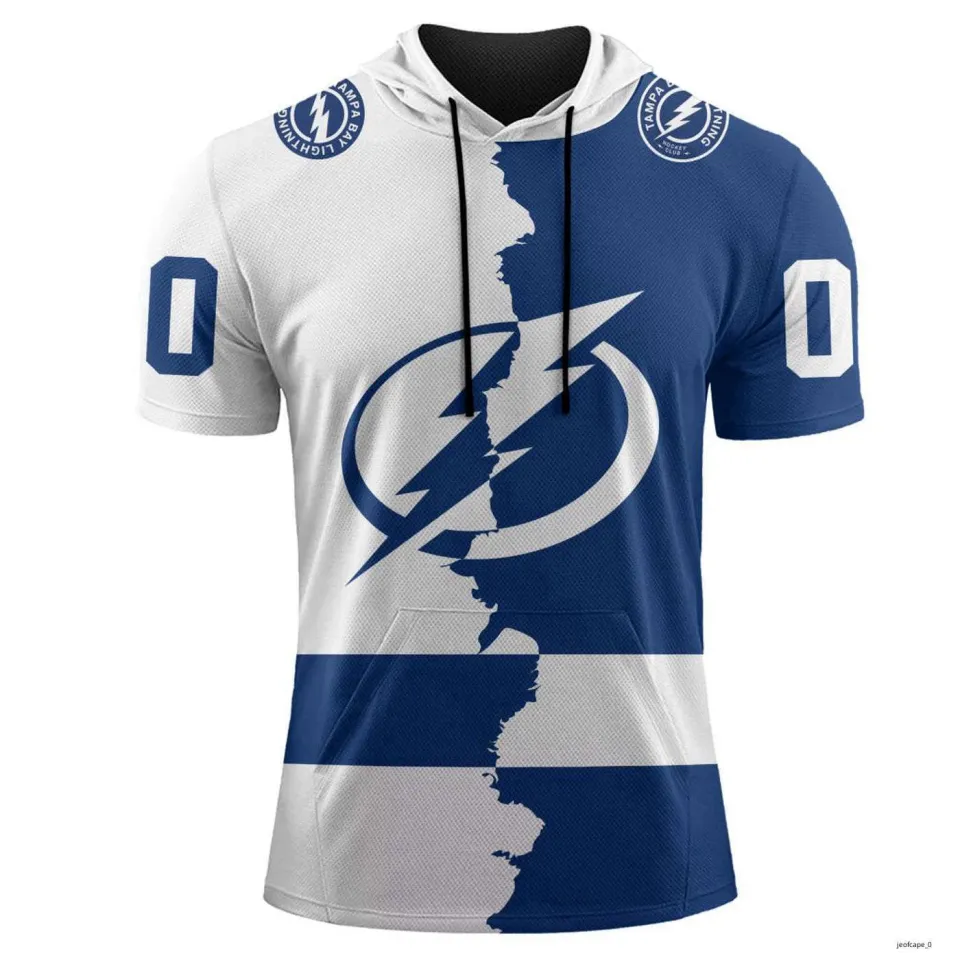 Tampa Bay Lightning Personalize Short Sleeve Hoodie