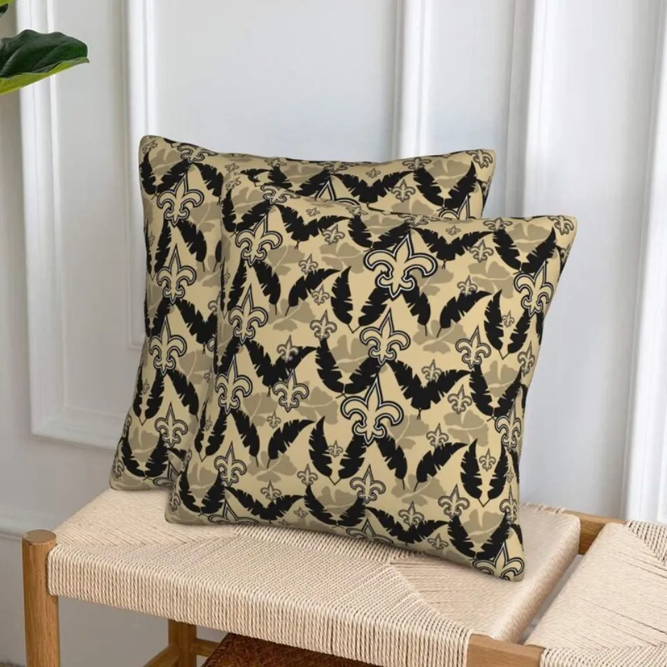 New Orleans Saints Throw Pillow, Gift For Football Lover