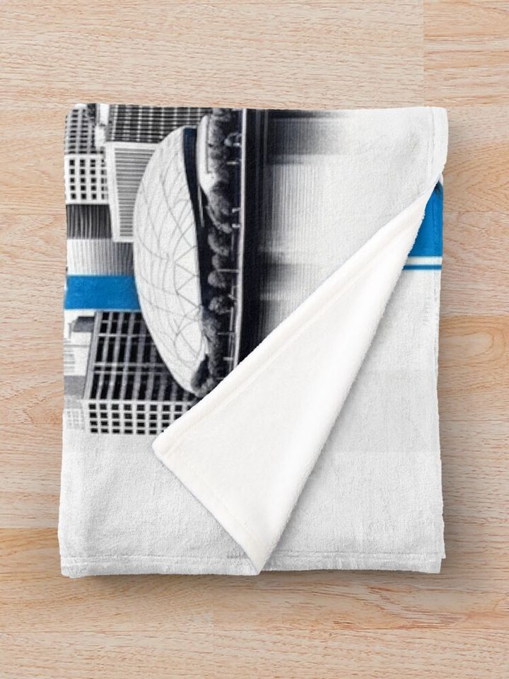 Detroit Lions Artwork Throw Blanket