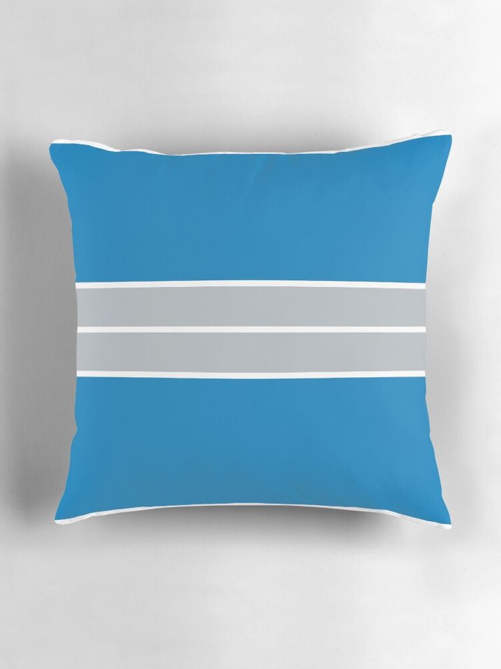 Detroit Lions Pattern Pillow