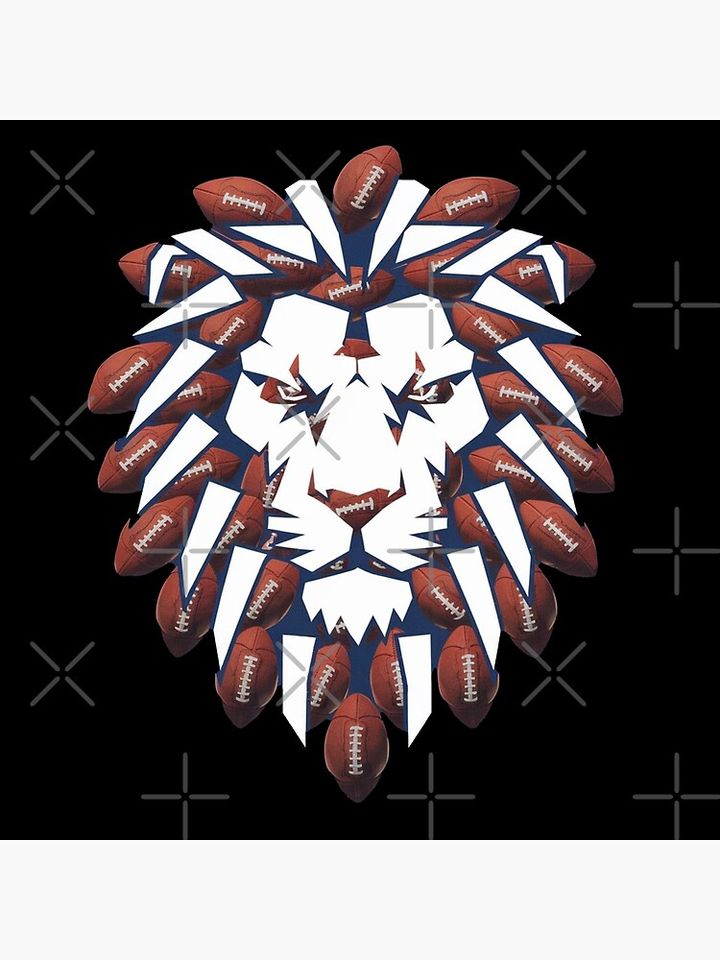 Detroit Lions Grit and Power Pillow