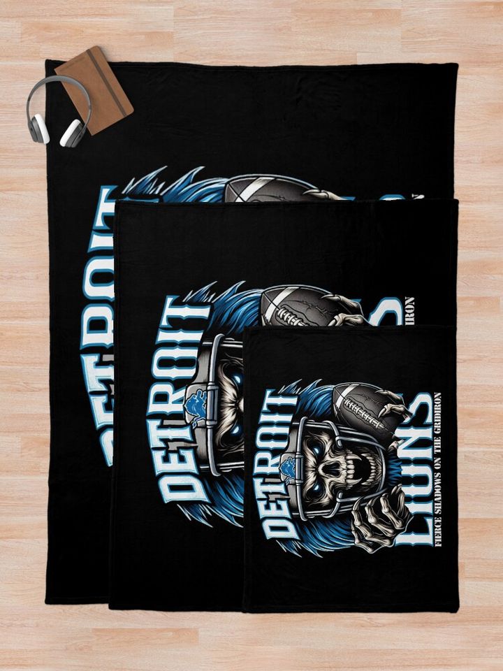 Art - Detroit Lions Throw Blanket